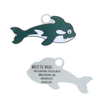 Wally the Whale Trackable Tag